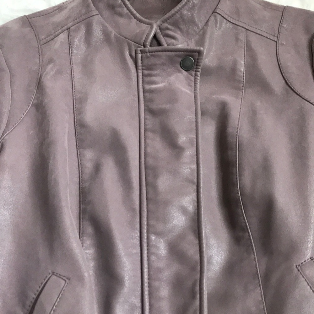 Free people vegan suede bomber moto jacket - Picture 2 of 6